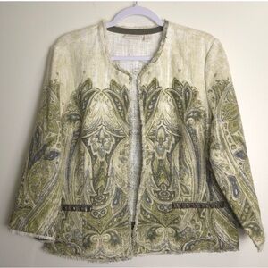 Chico’s Bohemian Paisley Jacket - Sz XL!